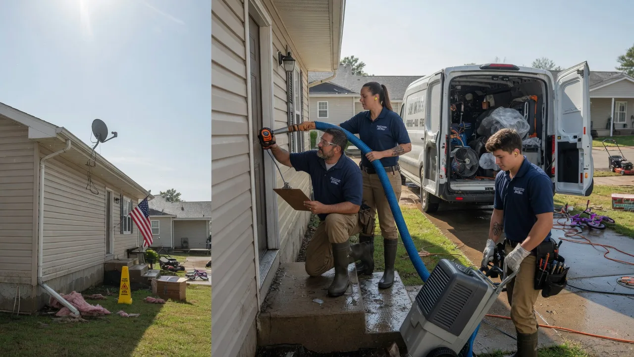 Ceiling Water Damage Restoration in Dorchester, WI near me